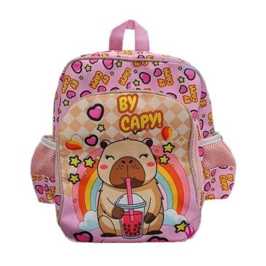 Imagem de Mochila Escolar Infantil Baby Capivara - Gv Bolsas