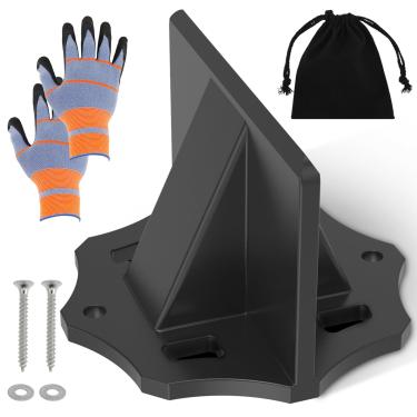 Imagem de LCZNXJJY Divisor de lenha para lenha, divisor de madeira, divisor manual de aço carbono com luvas, cortador Kindling Cracker, divisor de lenha portátil, suporte para lareira, acampamento ao ar livre,