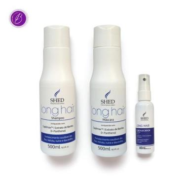Imagem de Kit Long Hair: Hidratação, Fortalecimento e Prevenção a Queda  Shed Pr