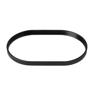 Imagem de Bandeja Espelhada Decorativa Banheiro Luxo Lavabo Multiuso Casa Decoração(Redonda GG Preto)