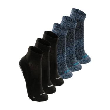 Imagem de Kit com 6 Pares de Meias Antiderrapante Pilates Lupo 3310-003 Colorido