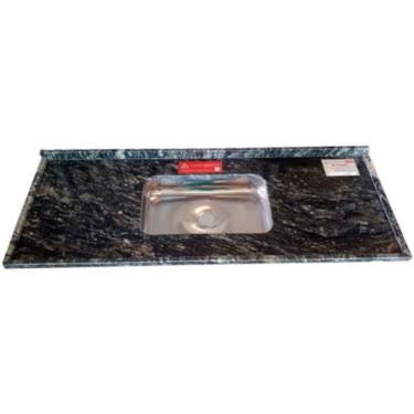 Imagem de Pia de Granito Preto Indiano 1,20 Metro - LA