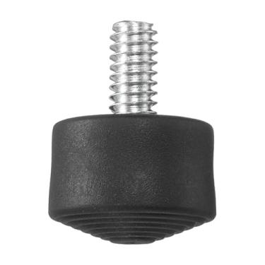 Imagem de PATIKIL Ponta de borracha para pés, universal antiderrapante, rosca de 1/4 polegada, pontas de tripé de borracha para monopé, peças de reposição projetadas em superfície lisa e irregular (28 x 21 mm)
