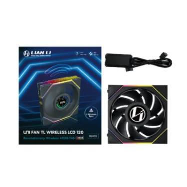 Imagem de Fan 120mm Lian Li Uni Fan Tl Wireless Lcd 120, ARGB, Black - 12tllcd1w1b