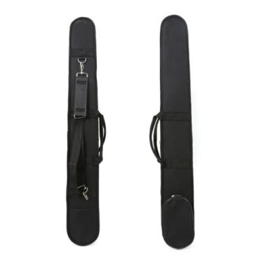 Imagem de YoungMonic Estojo Para Arco De Contrabaixo Vertical Em Nylon/Fibra Carbono Cores Diferentes, Com 2 Bolsas Caixas Novas Alemãs (Nylon Preto), Case94Mn