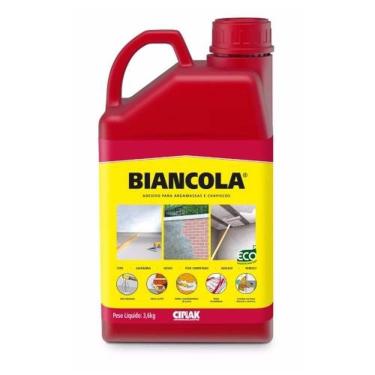 Imagem de Adesivo Biancola Pva Galão 3,6 Litros - Fixação Em Concreto, Alvenaria, Eps E Drywall