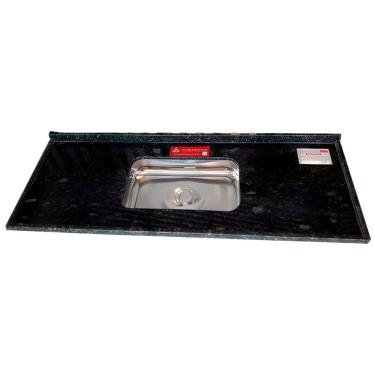 Imagem de Pia De Granito Verde Ubatuba 1,8 Metro - La Pia Granito Verde Ubatuba 1,80m Lg