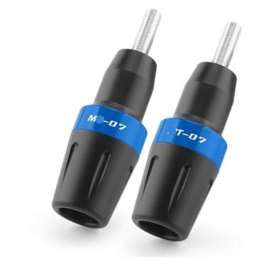 Imagem de BYYINGSUS Quadro Sliders Crash Protector Motocicleta Motor Crash Pad Bobinas Proteção contra Queda Compatível com Y&AMAHA MT07 Tracer 700/7/GT FZ07(B)