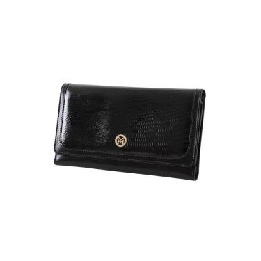 Imagem de Carteira Feminina Grande Couro Mariart 113 Preto