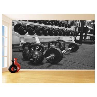 Imagem de Papel De Parede 3D Academia Exercício Crossfit 3,5M Aca33