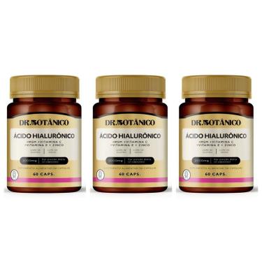 Imagem de Kit 3 Un - Acido Hialuronico Vitamina C E Zinco Dr Botanico