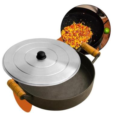 Imagem de Disco de Ferro Arado 40cm com Borda Bifeteira para Fogareiro Fritar Co