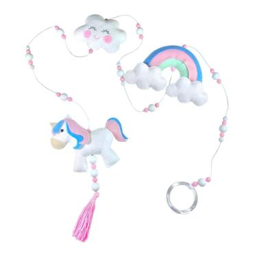 Imagem de Pingente De Cortina Unicórnio Quarto Bebê Infantil Menina