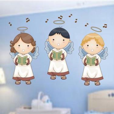 Imagem de Adesivo de Parede Coral Anjos - Shoppingnet