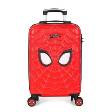 Imagem de Mala de Bordo Spider-Man Vermelho Luxcel MF10543AG Lançamento 2026