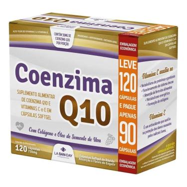 Imagem de Coenzima Q10 Colágeno Hidrolisado 120 Cápsulas La San Day-Unissex