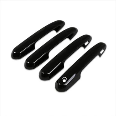 Imagem de Beautost Adequado para Toyota RAV4 2019-2025/Crown Signia 2025 2026 guarnições de maçaneta de porta ABS Piano Preto