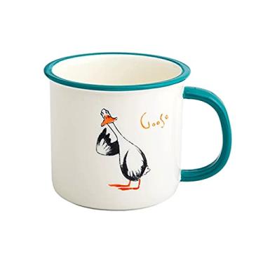Imagem de Cuiynice Caneca (empréstimo) Fruta Criativa Imitação Esmalte Copo Pessoal Casa Leite Café Caneca Cerâmica, Caneca de Chá Reutilizável e Caneca de Água Portátil para Casa Escritório Viagem Camping