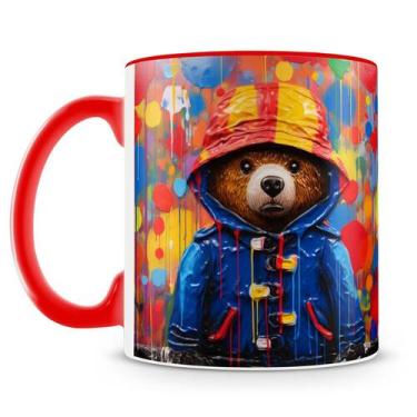 Imagem de Caneca Urso Paddington 3D em Cerâmica Premium - Capacidade de 325ml - 