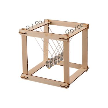 Imagem de Brinquedo Pêndulo de Newton Polilab Maker - Polibrinq