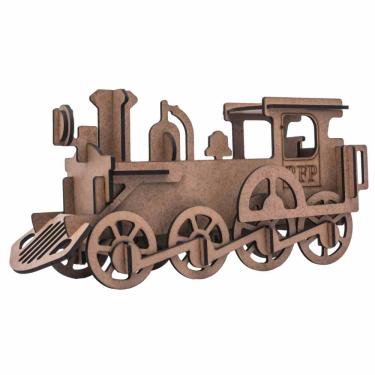 Imagem de Quebra-Cabeça 3D - Locomotiva - 36 peças - Pasiani