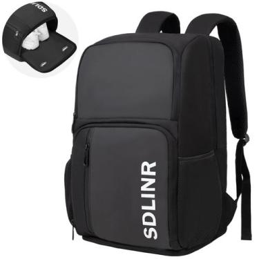 Imagem de A bolsa Pickleball SDLINR serve de 4 a 10 pás com compartimento para s