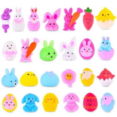 Imagem de Ovos de Páscoa LEEHUR pré-preenchidos com Animal Mochi Squishy 30 unid