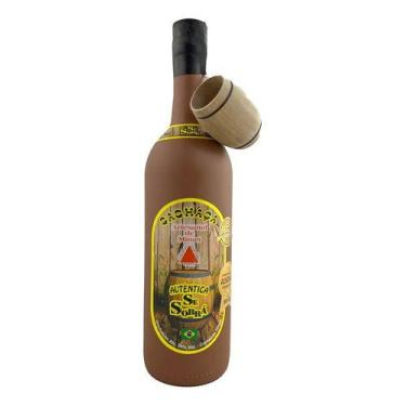 Imagem de Cachaça Artesanal Autêntica Se Sobrá 4 Anos Em Jatobá 750ml