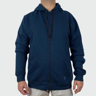 Imagem de Moletom HD Aberto Fashion Plus Size Marinho-Masculino