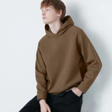 Imagem de Moletom Slim Fitness Com Capuz Unissex Estiloso Para Frio-Unissex