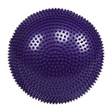 Imagem de ZJchao Placa de Equilíbrio, Placa de Equilíbrio de Yoga Macia Roxa Disco Ginásio Estabilidade Almofada de Ar Massagem Yoga Inflator Bomba Inflator