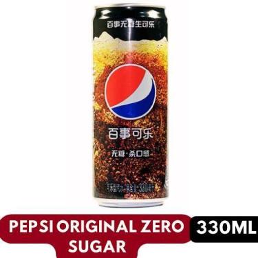 Imagem de Refrigerante pepsi zero açucar sabores 330ml, ZERO SUGAR ORIGINAL 330M