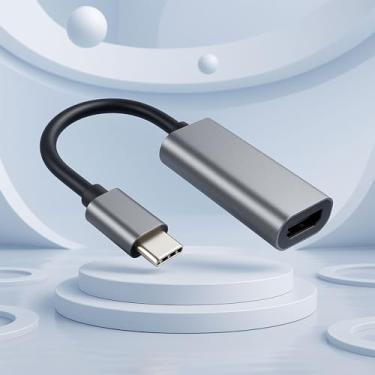 Imagem de Adaptador USB C para HDMI 4K - 4K HDMI para USB C, estações de ancoragem para laptop MacBook Pro, dongle USBC para TV/projetor