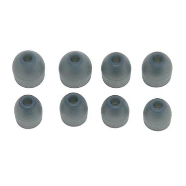 Imagem de Pontas auriculares de silicone, pontas auriculares de substituição, graves profundos, design ergonômico, 4 tamanhos, azul cinza, compatível com WF 1000XM3 WI 1000XM2 SP510 SP900 C600N BeatsX
