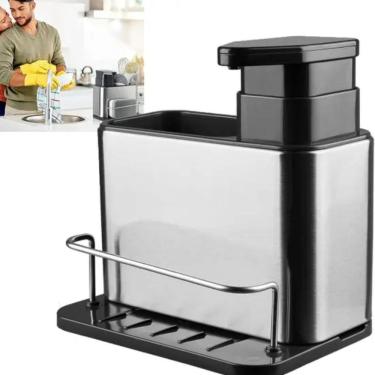 Imagem de Dispenser Detergente Bancada Prático E Funcional Ideal