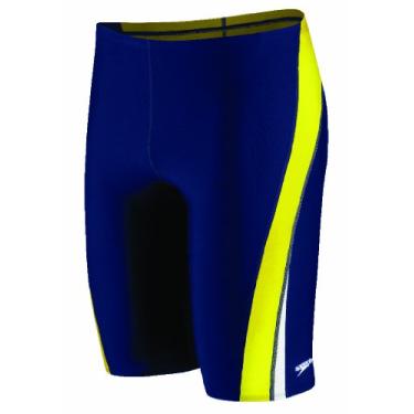 Imagem de Maiô Speedo Spark Splice Jammer, Navy/Gold Splice, 28