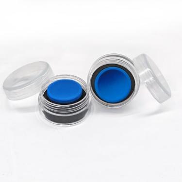 Imagem de MoyanSuper Pacote com 2 gizes para tacos de bilhar – Giz de bilhar para pontas de taco com design côncavo e caixa de armazenamento de acrílico – Acessórios de mesa de bilhar para bilhar