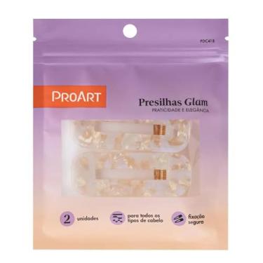 Imagem de Proart - Presilhas Pdc41B Glam Branca 2Pcs