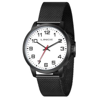 Imagem de Relógio Lince Masculino Ref: Mrn4857l44 B2px Casual Mesh Black