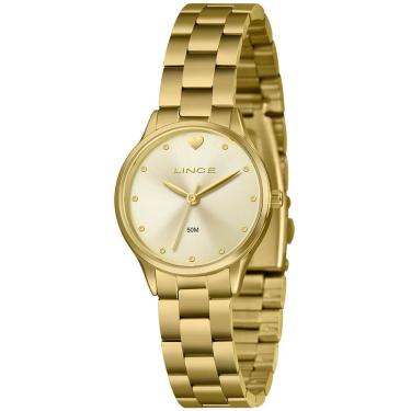 Imagem de Relógio Lince Feminino Ref: Lrgh291l30 C1kx Coração Dourado