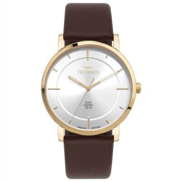 Imagem de Relógio Technos Masculino Slim Dourado - Gl32az/0k