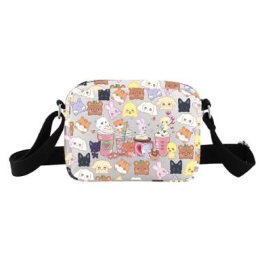 Imagem de TSOTMO K-Pop Lover Concert Gift SKZ K-pop Boy Band Inspirado Gift SKZ Cartoon Membro Bolsa de ombro para amantes de música, 4 Coffee Hb, Tendência