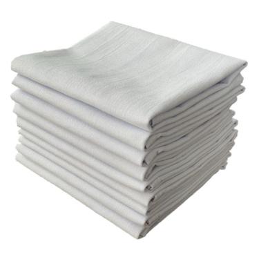 Imagem de Pano De Prato Lomaer Sacaria 70 X 90cm Liso 12 Unidades