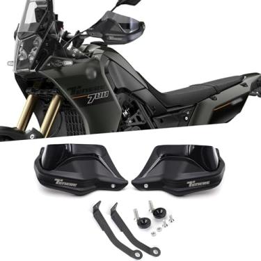 Imagem de KAGEFUNE Para Tenere700 RALLY/WORLD RAID XTZ700/RALLY 2025 protetor de mão de motocicleta para-brisa Manuseie ambas as mãos à prova de vento tenere700 rally 2021-2025 Acessórios de motocicleta (preto)