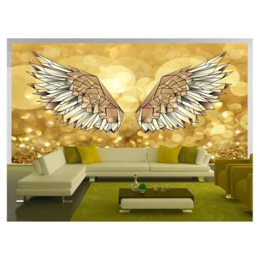 Imagem de Papel De Parede 3D Arte Asas Selfie Insta Cores 3,5M Tra201 - Você Dec