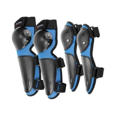 Imagem de Colete De Proteção Para Motocicleta Infantil Com Protetores De Joelho 