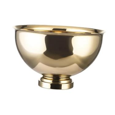 Imagem de Fenteer Balde de gelo para festas, balde de cerveja, balde de champanhe, recipiente de resfriamento para restaurante, Ouro