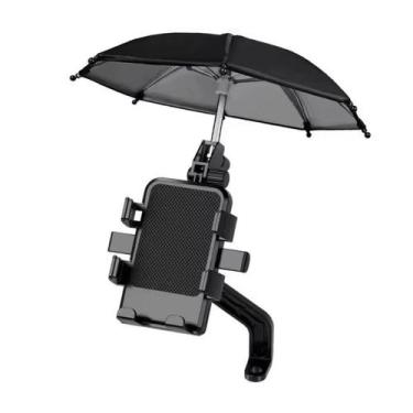 Imagem de Suporte Celular Moto Bike Universal Proteção Contra Sol Chuva - Oberon