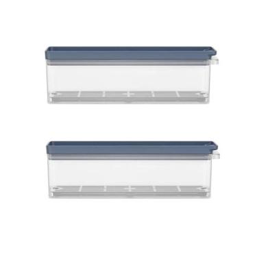 Imagem de Kit 2 Organizadores de Geladeira Electrolux Experience com Escorredor 2,3L