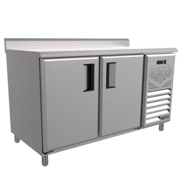 Imagem de Balcão Refrigerados Venâncio 150cm Linha Prime Inox Tampo Liso 127V PCFRH15-41341